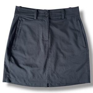 Maggie Lane Black Athletic Skort with Zip Pockets